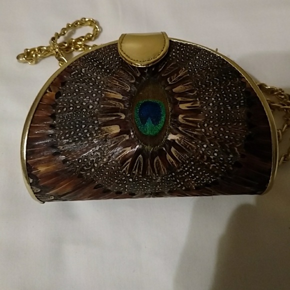 comeco Handbags - COMECO Genuine Peacock Purse.